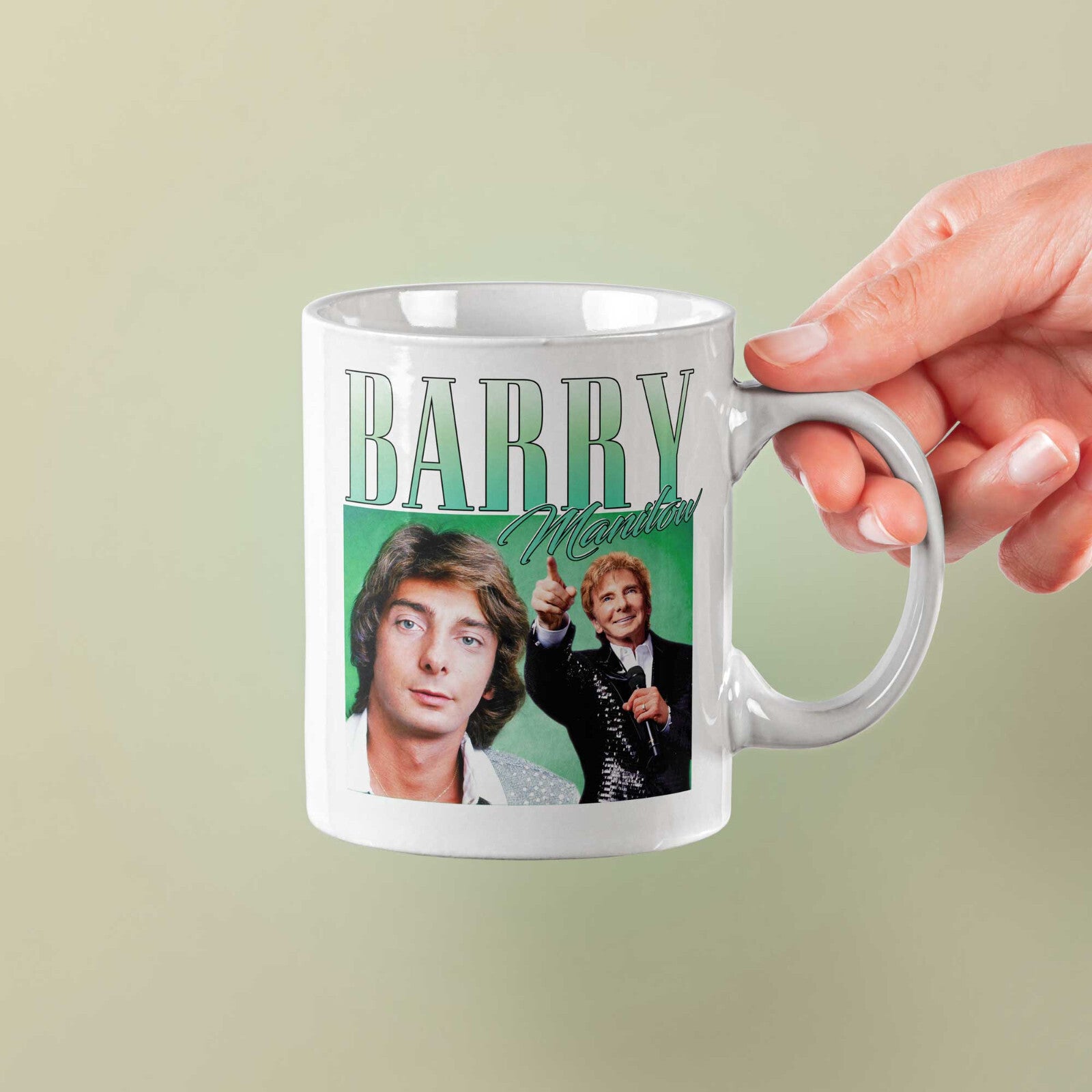 Barry Manilow Music Tea Coffee Coffee Mug - Funny Gift for Home and Office
