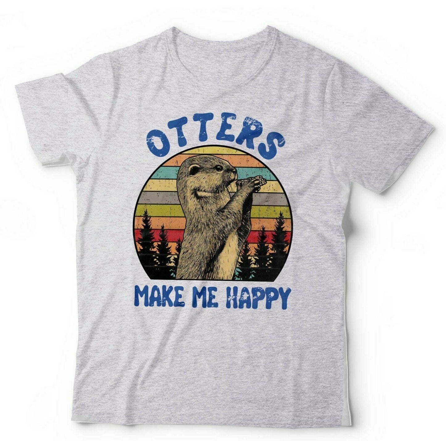 Otters Make Me Happy Tshirt Unisex and Kids  Wildlife, Cute, Furry, Animals