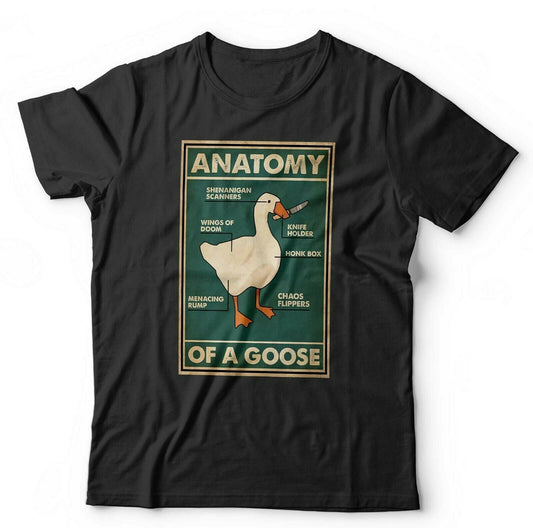 Anatomy Of A Goose T Shirt Unisex and Kids Funny Gift Untitled Goose Game