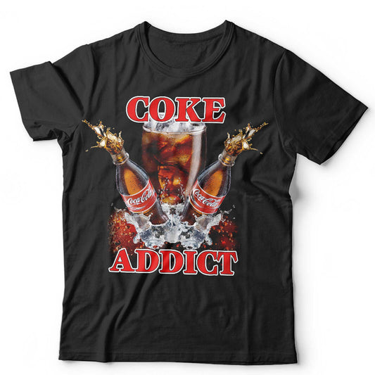 Coke Addict TShirt Unisex Funny Cola Addict Parody Humour Novelty Gift Present