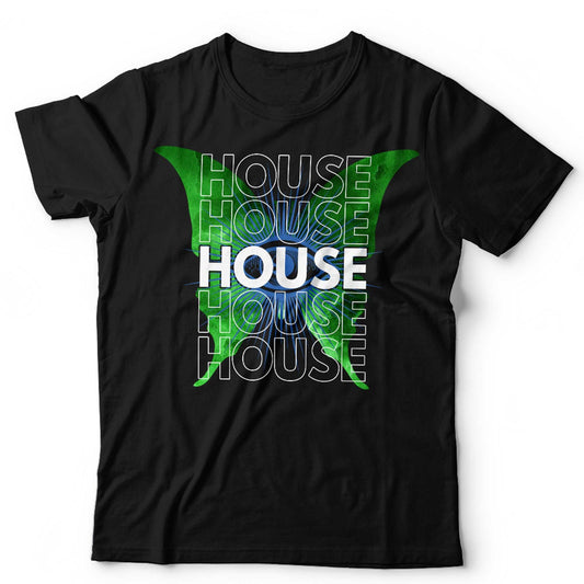 House Music Butterfly T Shirt Unisex and Kids Graphic Rave Festival DJ Tee EDM
