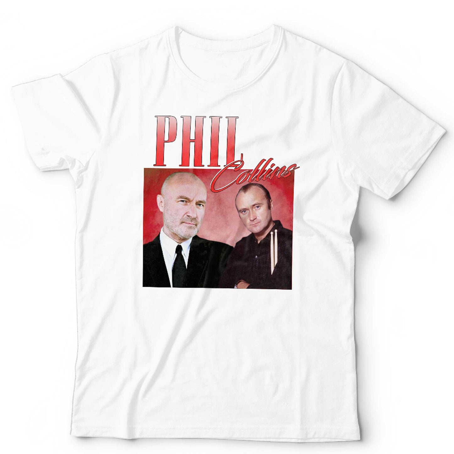 Phil Collins T Shirt Appreciation Unisex 80s Music Throwback Homage Stag Hen Do