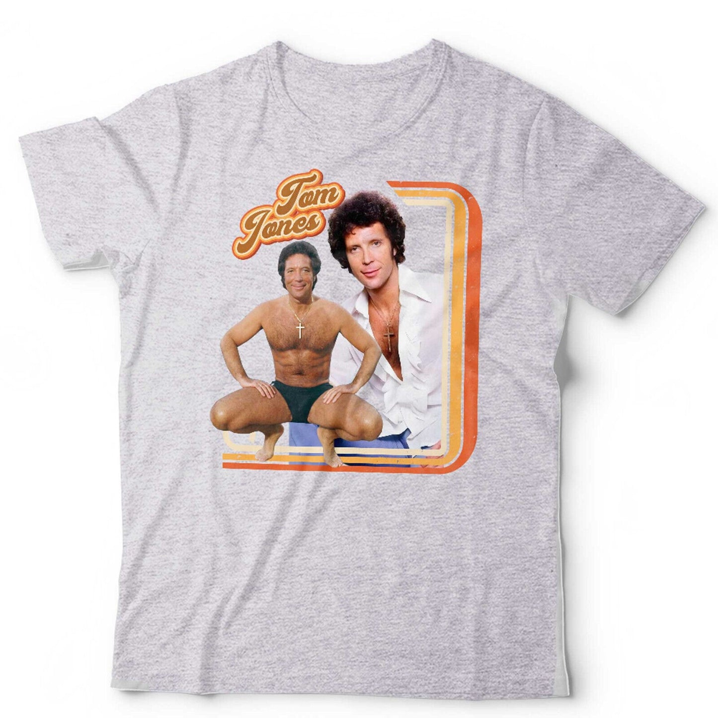 Tom Jones Tshirt 70s Retro Star Unisex and Kids Vintage Throwback Homage Macho