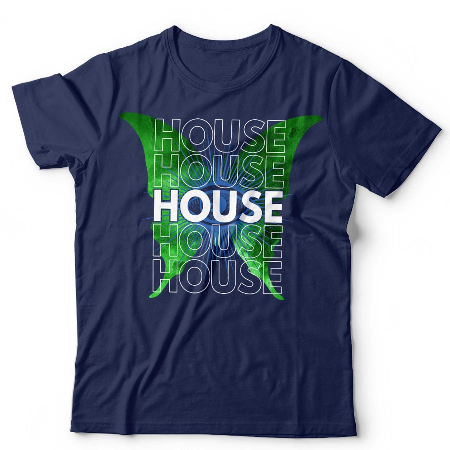 House Music Butterfly T Shirt Unisex and Kids Graphic Rave Festival DJ Tee EDM