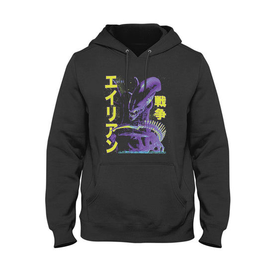 Aliens Japanese Retro Movie Hoodie Horror Weyland Xenomorph Sci Fi Horror