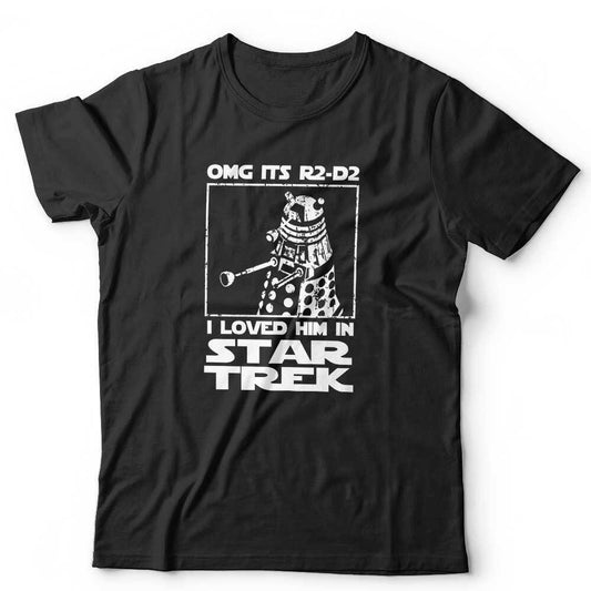 OMG Its R2D2 Tshirt Unisex and Kids Funny Parody Sci Fi Dalek Humour Gift