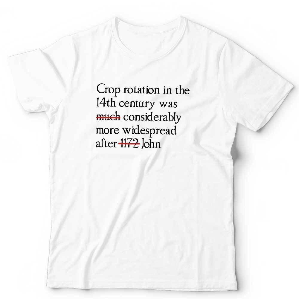 Young Ones Tshirt Crop Rotation In The 14th Century SHORT VERSION Unisex Bambi
