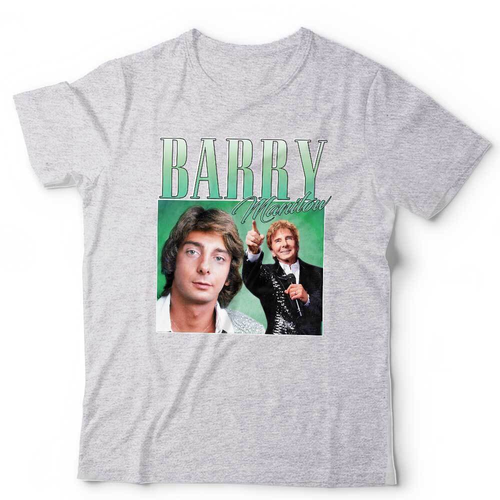 Barry Manilow Tshirt Appreciation Unisex and Kids Homage Throwback Stag Hen Do Fun