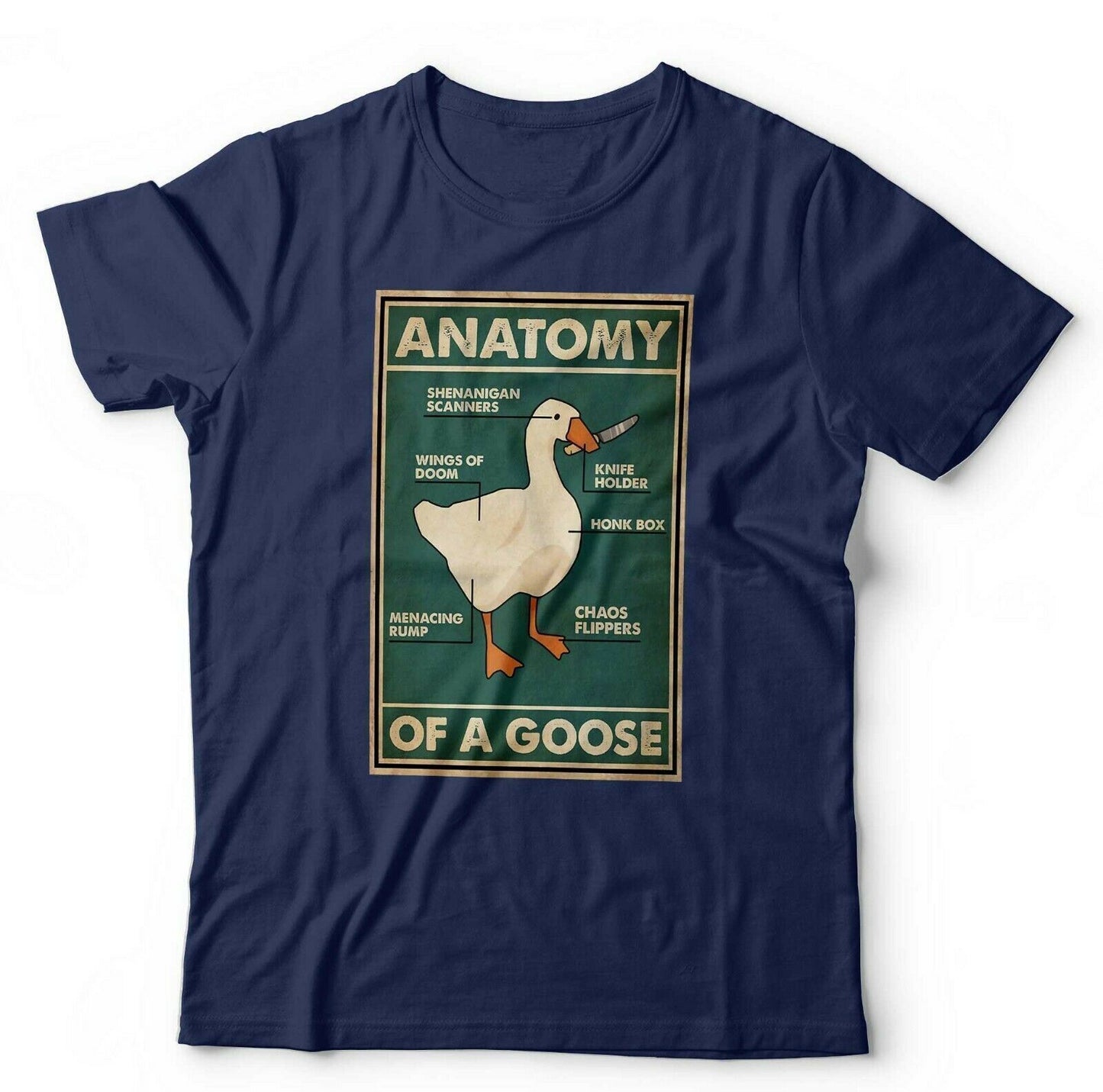 Anatomy Of A Goose T Shirt Unisex and Kids Funny Gift Untitled Goose Game