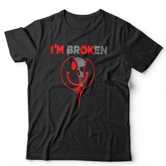 Mental Health Tshirt Im Broken OK Unisex PTSD Veteran Anxiety