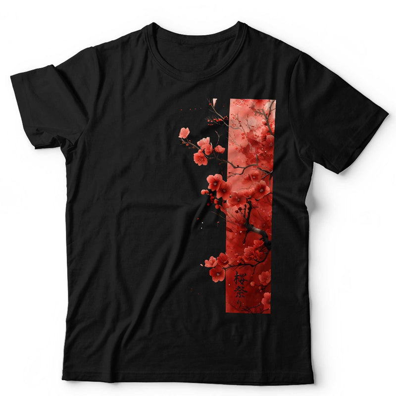 Japanese Cherry Blossom Tshirt Unisex and Kids 80s 90s Retro Vaporwave Graphic