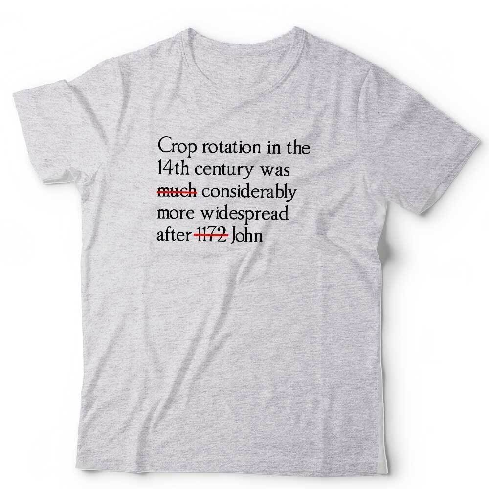 Young Ones Tshirt Crop Rotation In The 14th Century SHORT VERSION Unisex Bambi