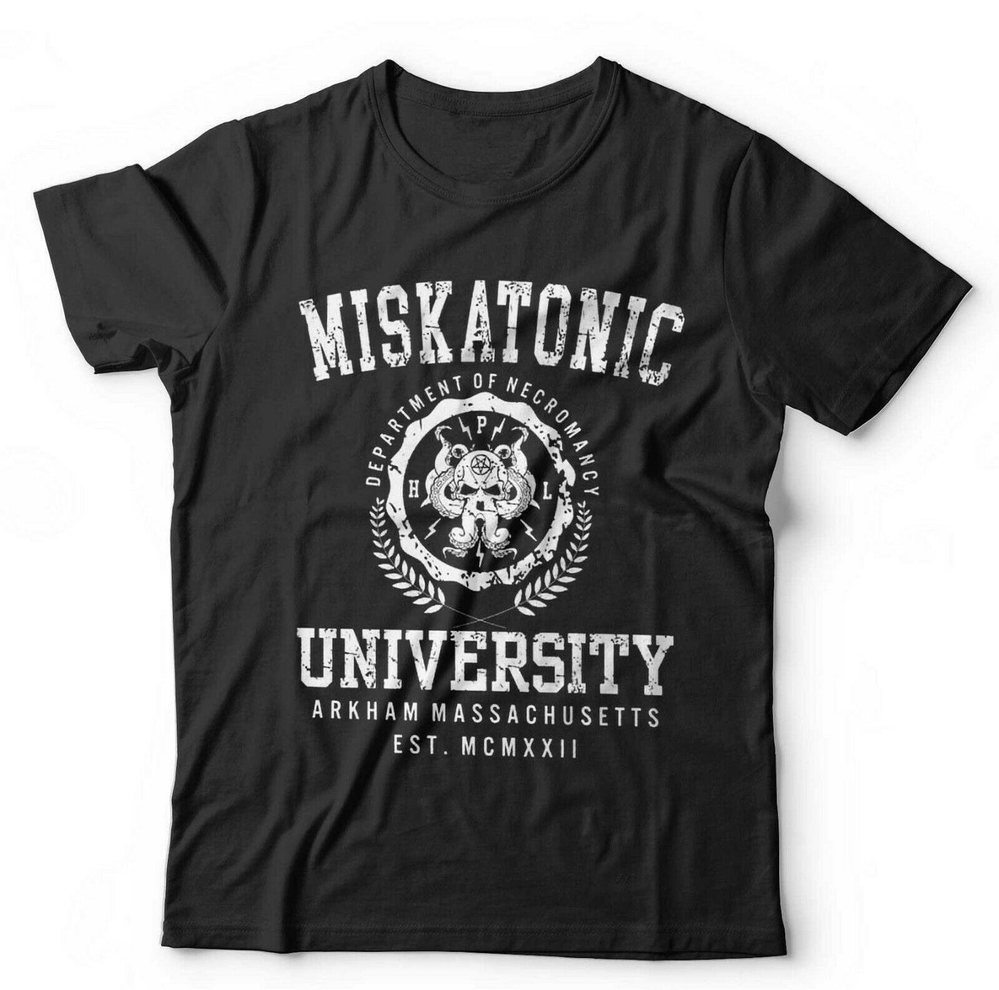 Miskatonic University Unisex and Kids Tshirt Arkham Cthulu H. P. Lovecraft