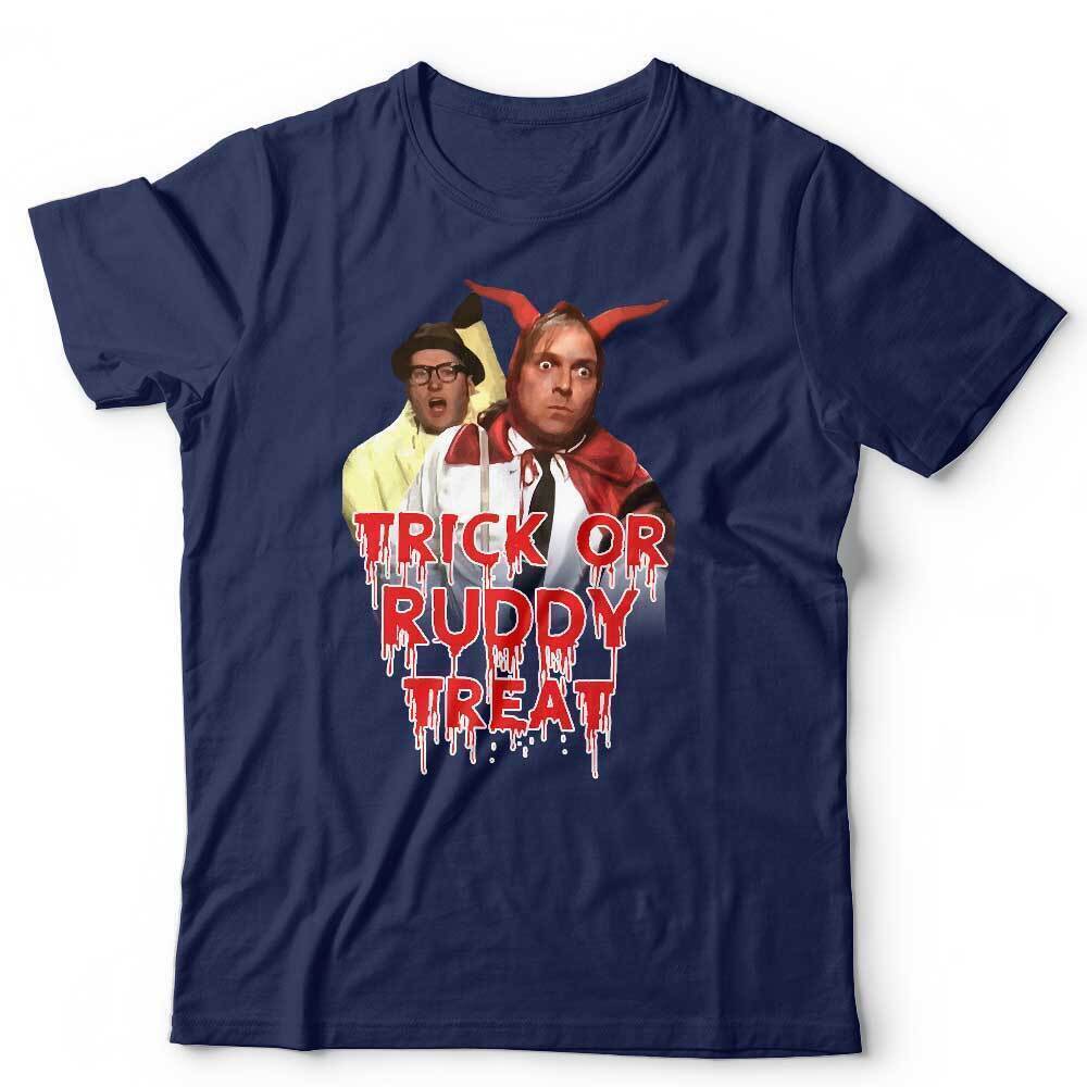 Bottom TShirt Trick Or Ruddy Treat Unisex and Kids Funny Halloween TV  Comedy