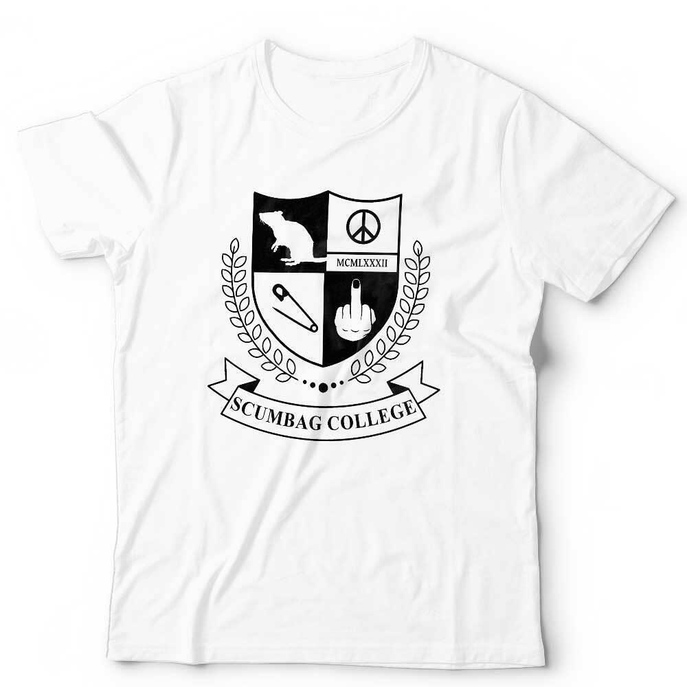 The Young Ones TShirt Scumbag College Crest Unisex Funny Humour Rik Vyv Mike