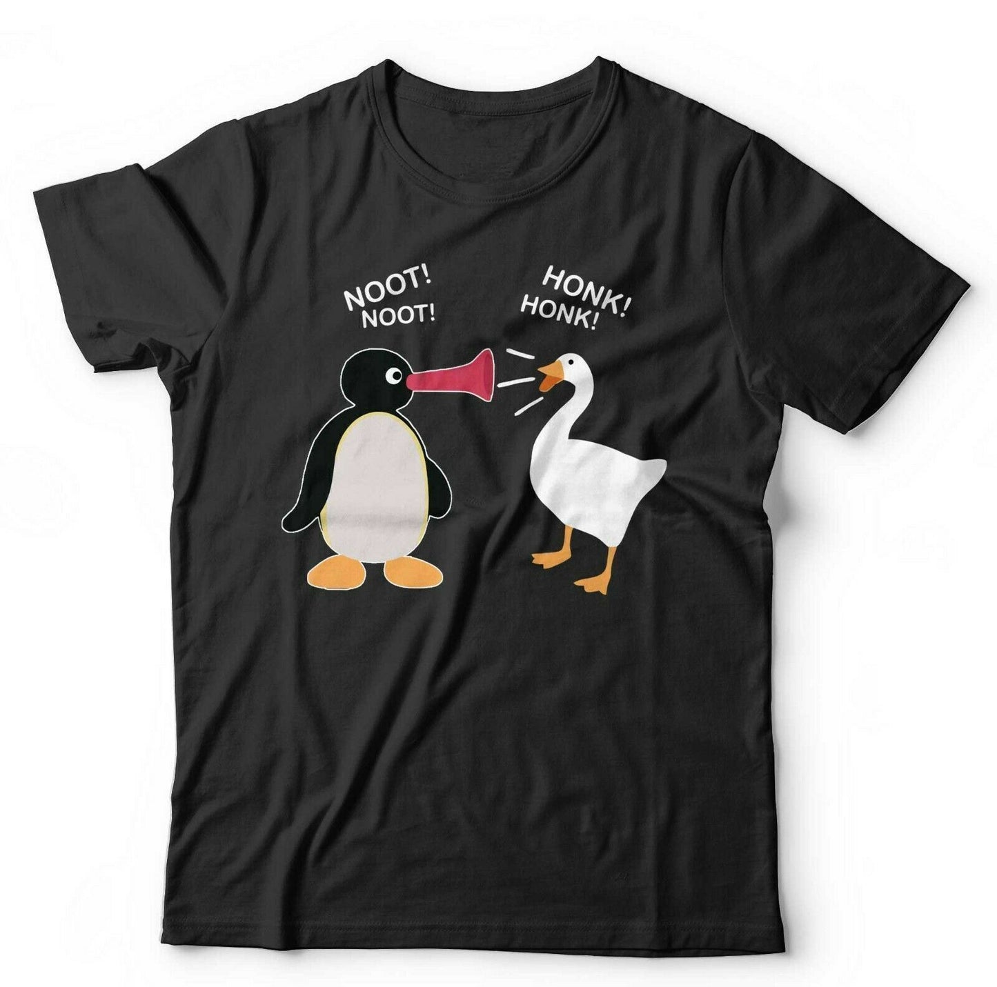 Pingu Tshirt Noot Noot Honk Honk Unisex and Kids Untitled Goose Game Funny