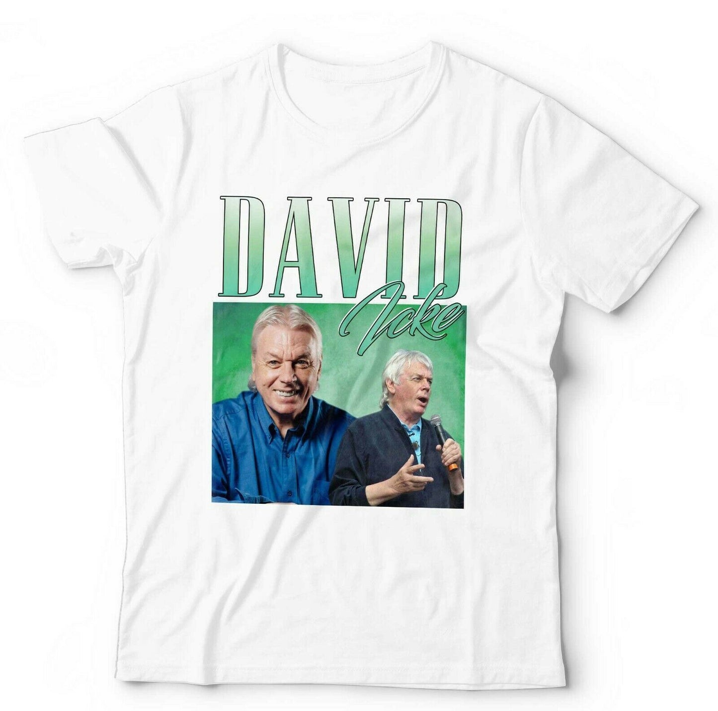 David Icke Tshirt Appreciation Unisex Homage Throwback Stag Hen Do Funny