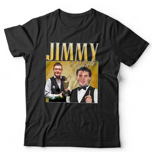 Jimmy White Tshirt Appreciation Unisex Homage Throwback Snooker