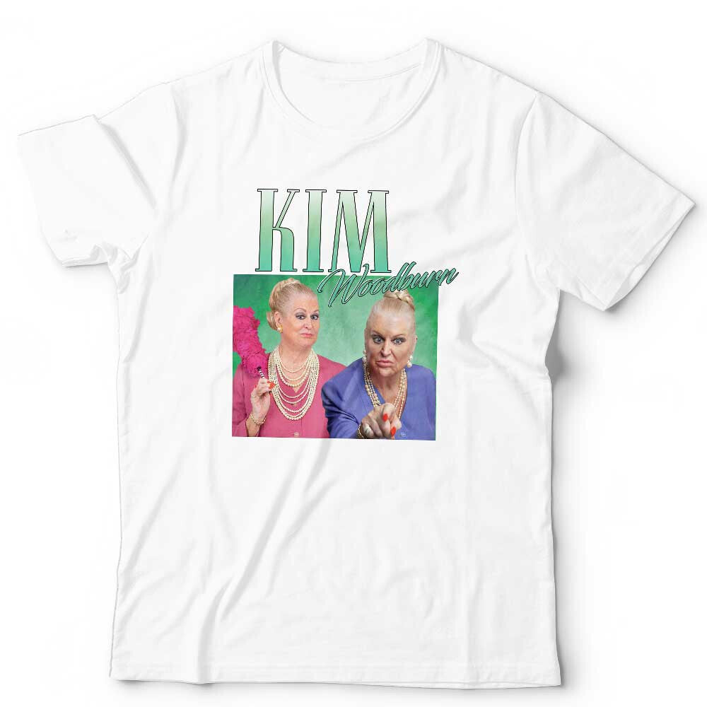 Kim Woodburn T Shirt Appreciation Unisex Homage Throwback Funny Stag Hen Do