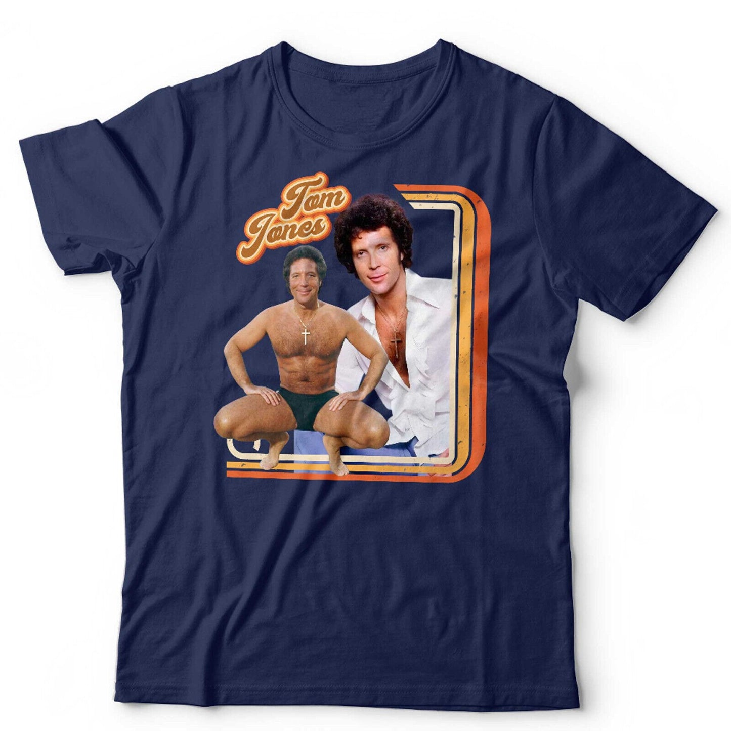 Tom Jones Tshirt 70s Retro Star Unisex and Kids Vintage Throwback Homage Macho