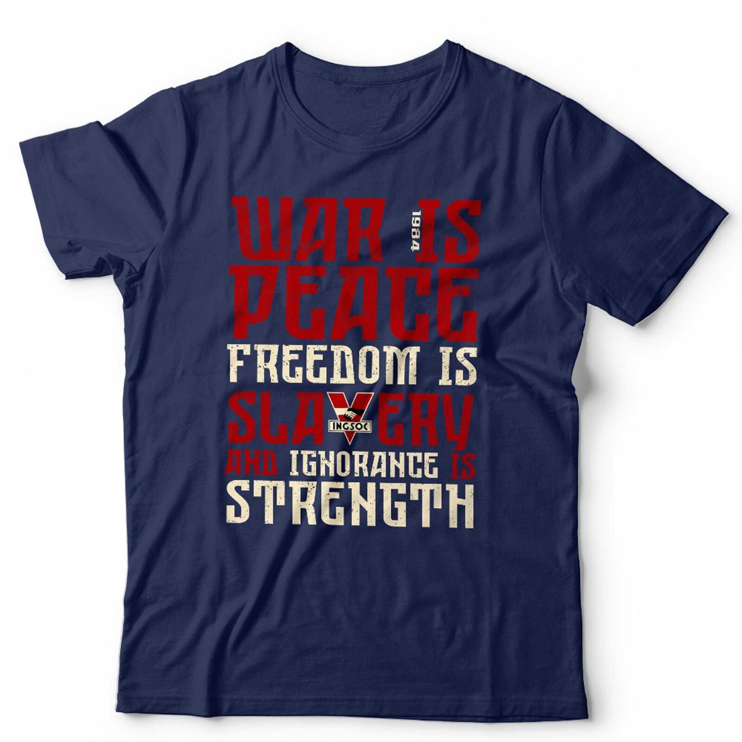 George Orwell 1984 T Shirt War Is Peace Unisex Big Brother INGSOC Retro Vintage