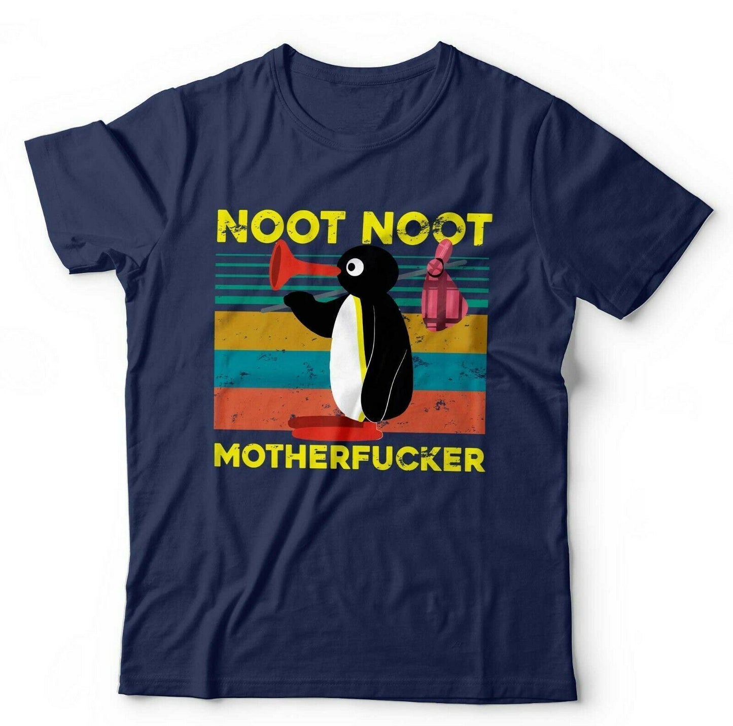 Pingu Tshirt Noot Noot Motherfcker Unisex Funny Penguin Cartoon