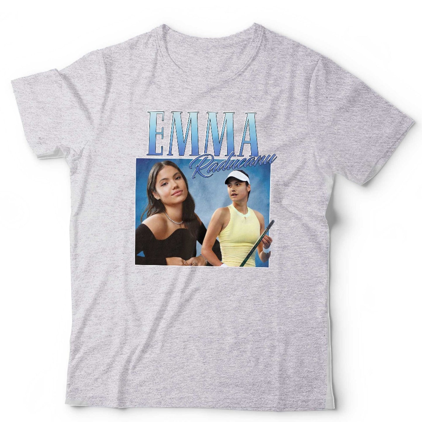 Emma Raducanu T Shirt Appreciation Unisex Throwback Homage Tennis Wimbledon