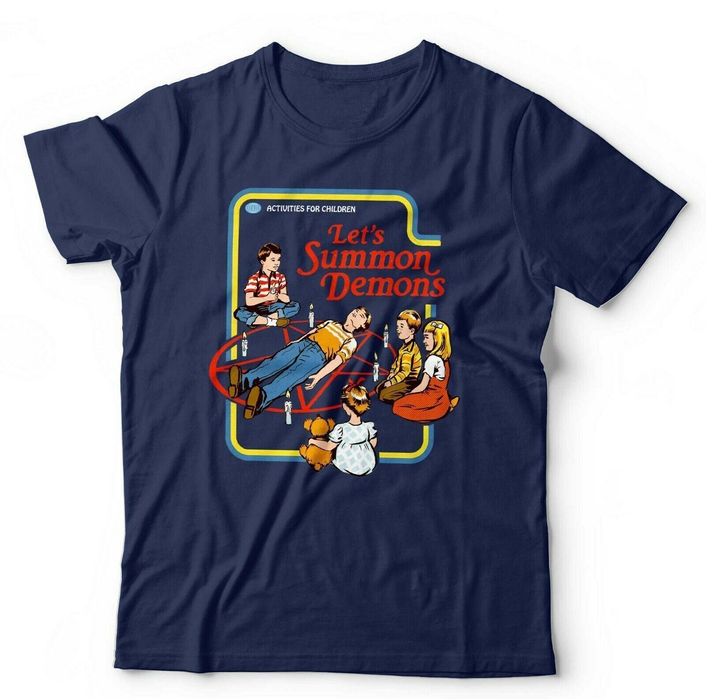 Lets Summon Demons Tshirt Unisex and Kids  Funny Cartoon Retro Vintage