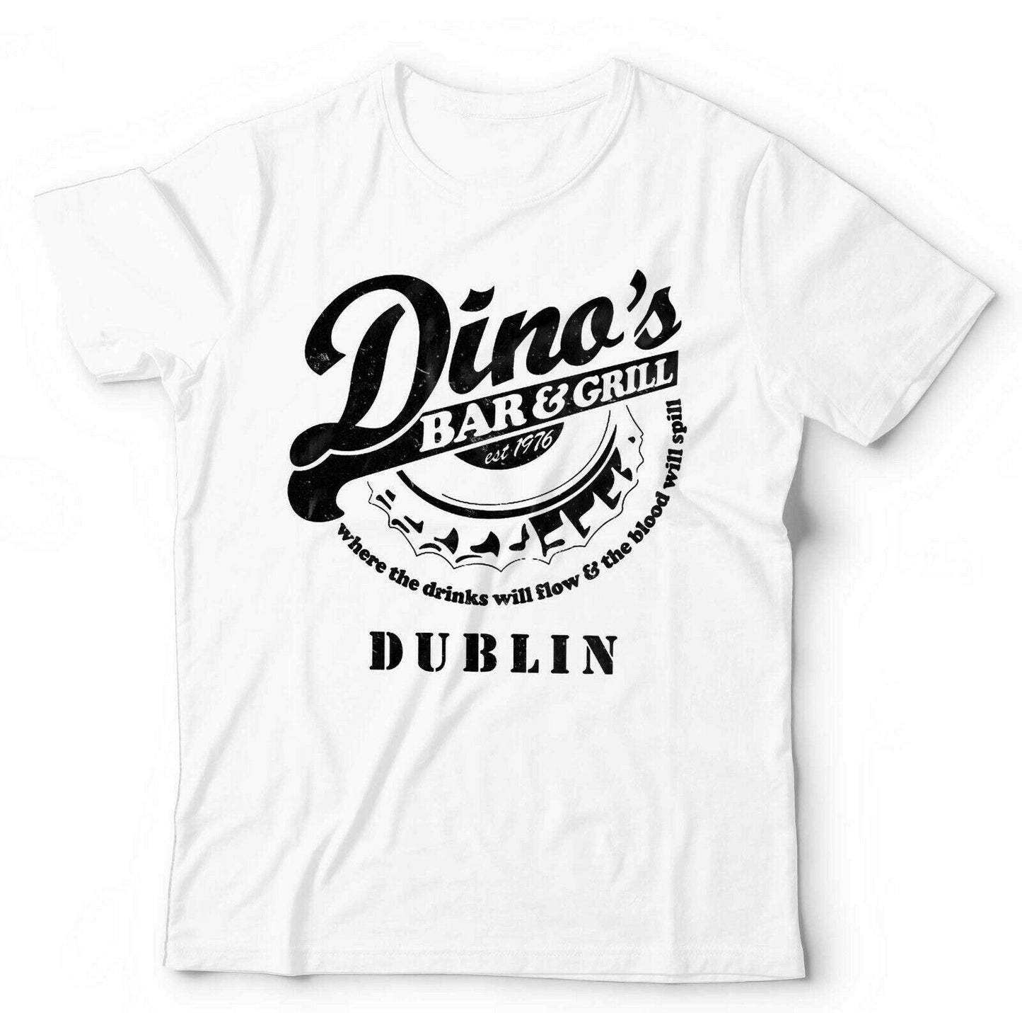 Thin Lizzy Tshirt Dinos Bar And Grill and Kids Rock Lynott Fathers Day Gift
