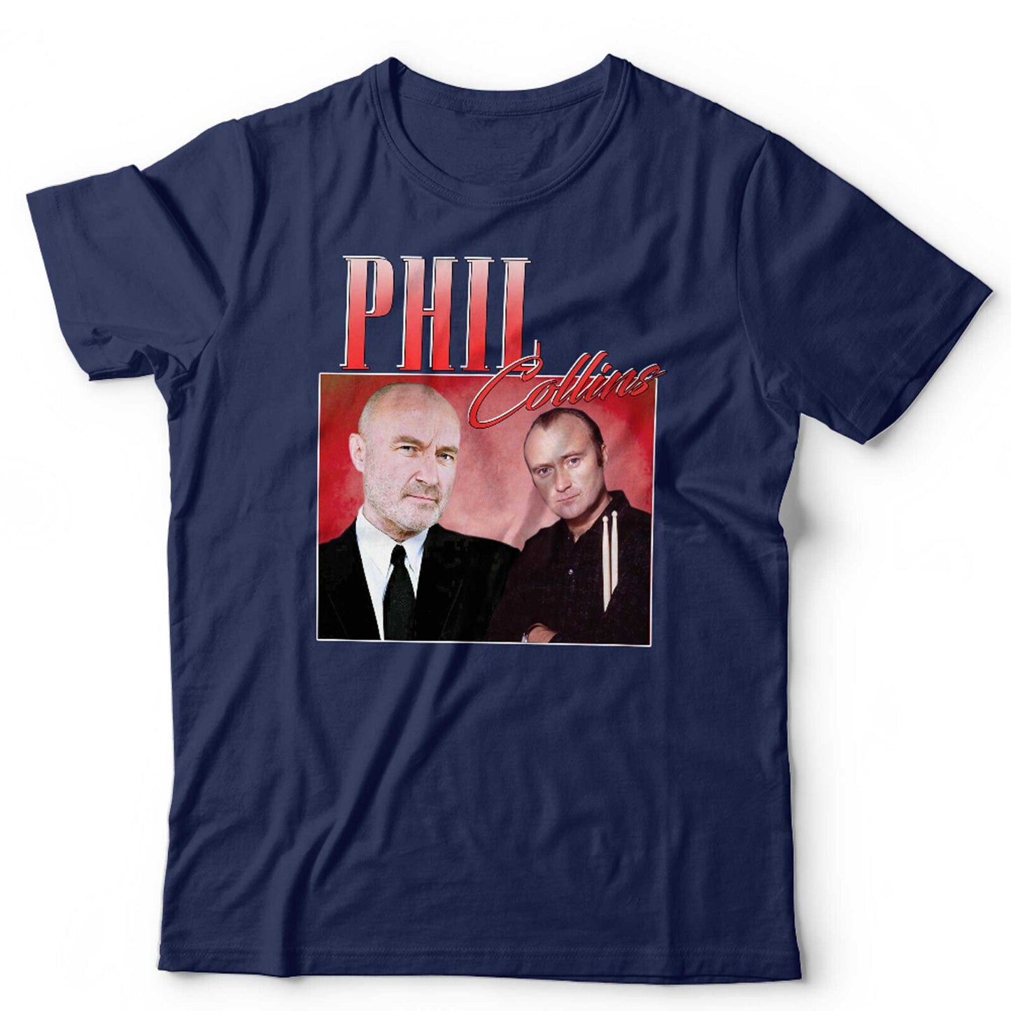 Phil Collins T Shirt Appreciation Unisex 80s Music Throwback Homage Stag Hen Do