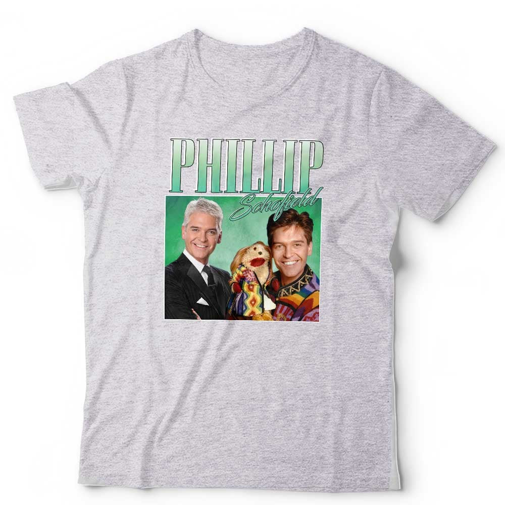 Phillip Schofield Tshirt Appreciation Unisex Homage Throwback Stag or Hen Funny