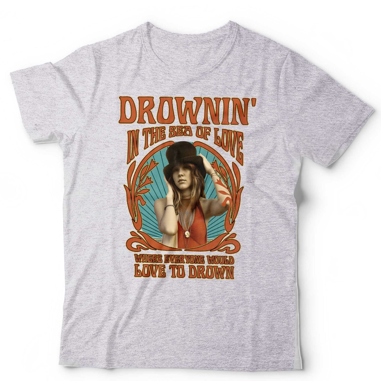 Stevie Nicks Drownin In The Sea Of Love and Vintage Retro  Unisex TShirt