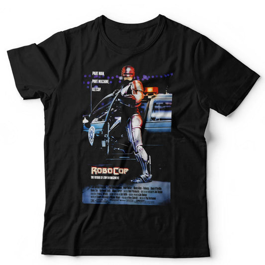 ROBOCOP Movie Poster Tshirt Unisex Kids SciFi 1987 Retro Classic Tee