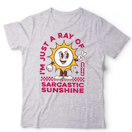 Funny Sarcastic T Shirt Unisex and Kids Im Just A Ray Of Sunshine Retro Vintage