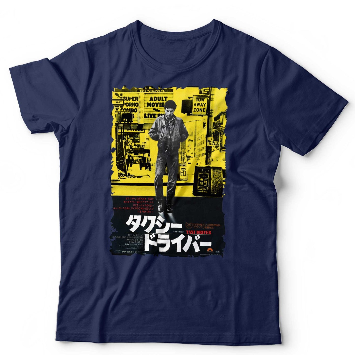 Taxi Driver Japanese Poster T Shirt Vintage Movie Graphic Tee Retro De Niro 70s