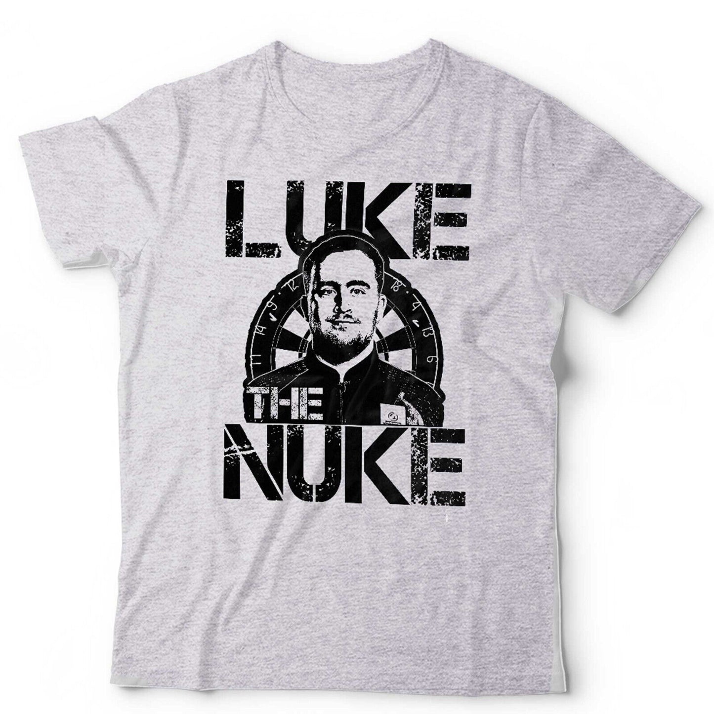 Luke Littler The Nuke TShirt Unsex Darts Champion Bullseye 180 Vintage Retro