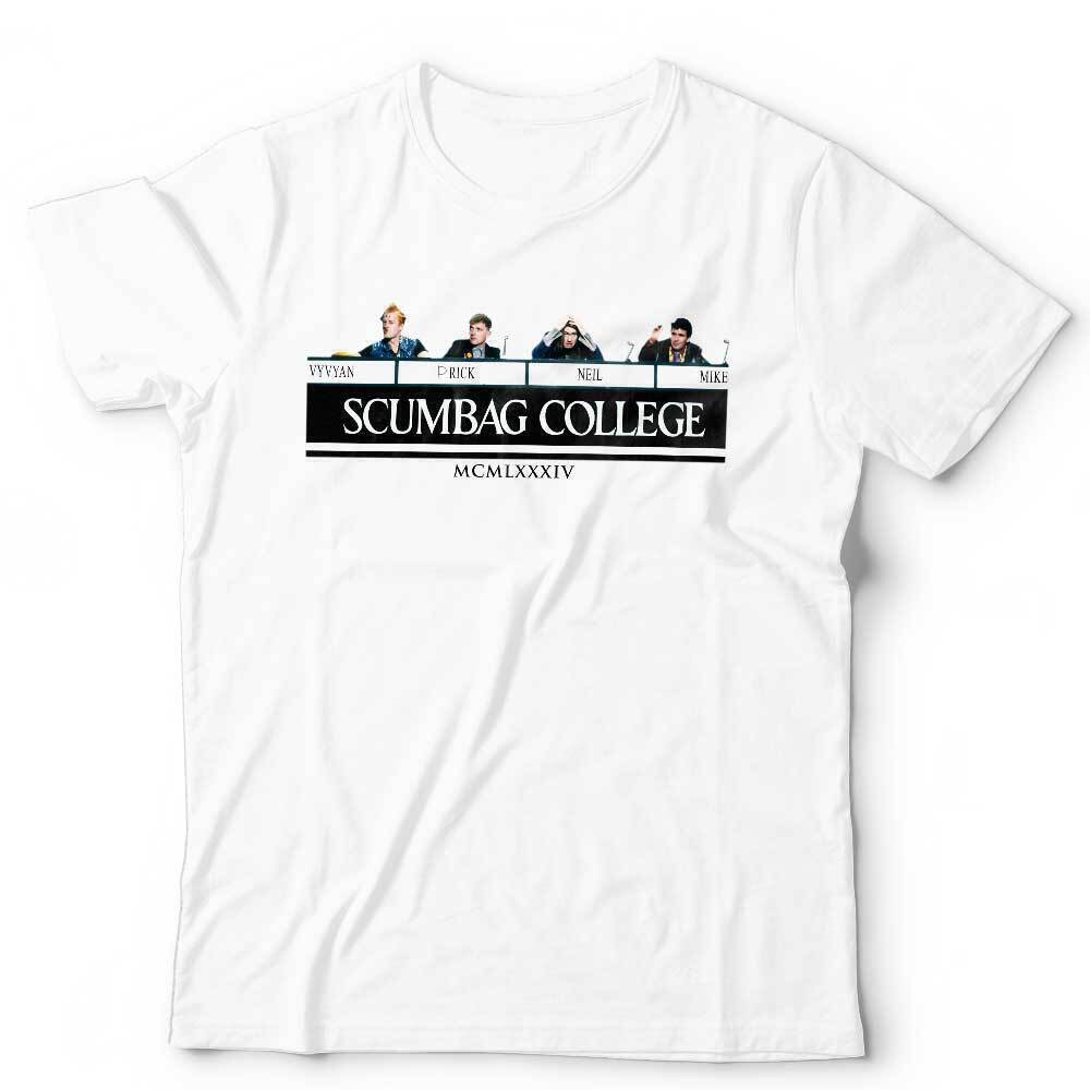 The Young Ones Tshirt Scumbag Collage Image Unisex University Challenge Funny TV