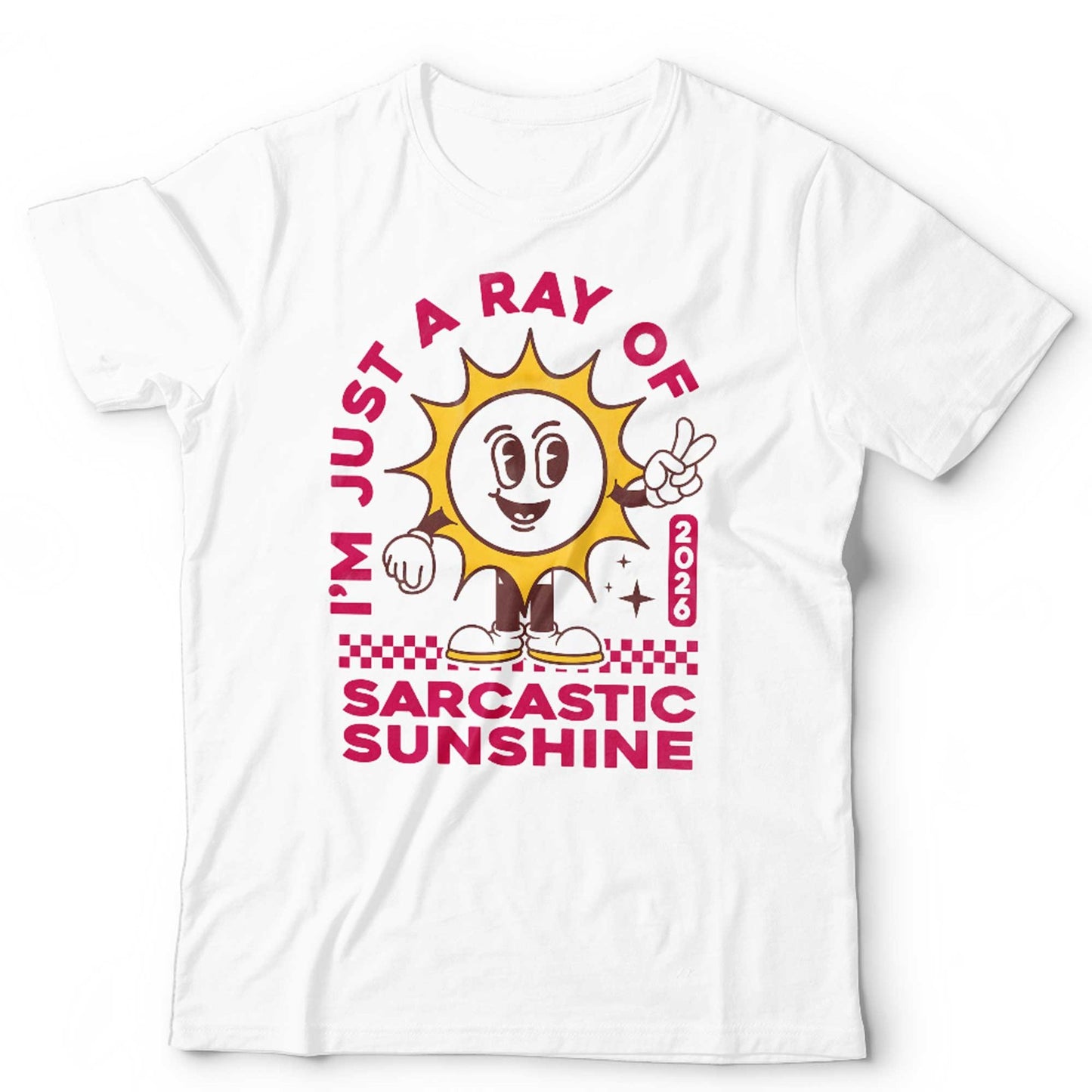 Funny Sarcastic T Shirt Unisex and Kids Im Just A Ray Of Sunshine Retro Vintage