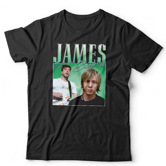 James Bourne TShirt Appreciation Unisex Throwback Homage Funny Stag Hen Do Bust