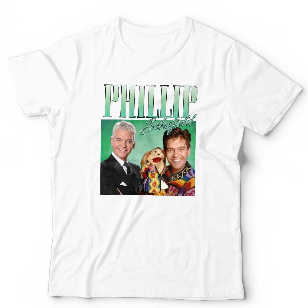Phillip Schofield Tshirt Appreciation Unisex Homage Throwback Stag or Hen Funny