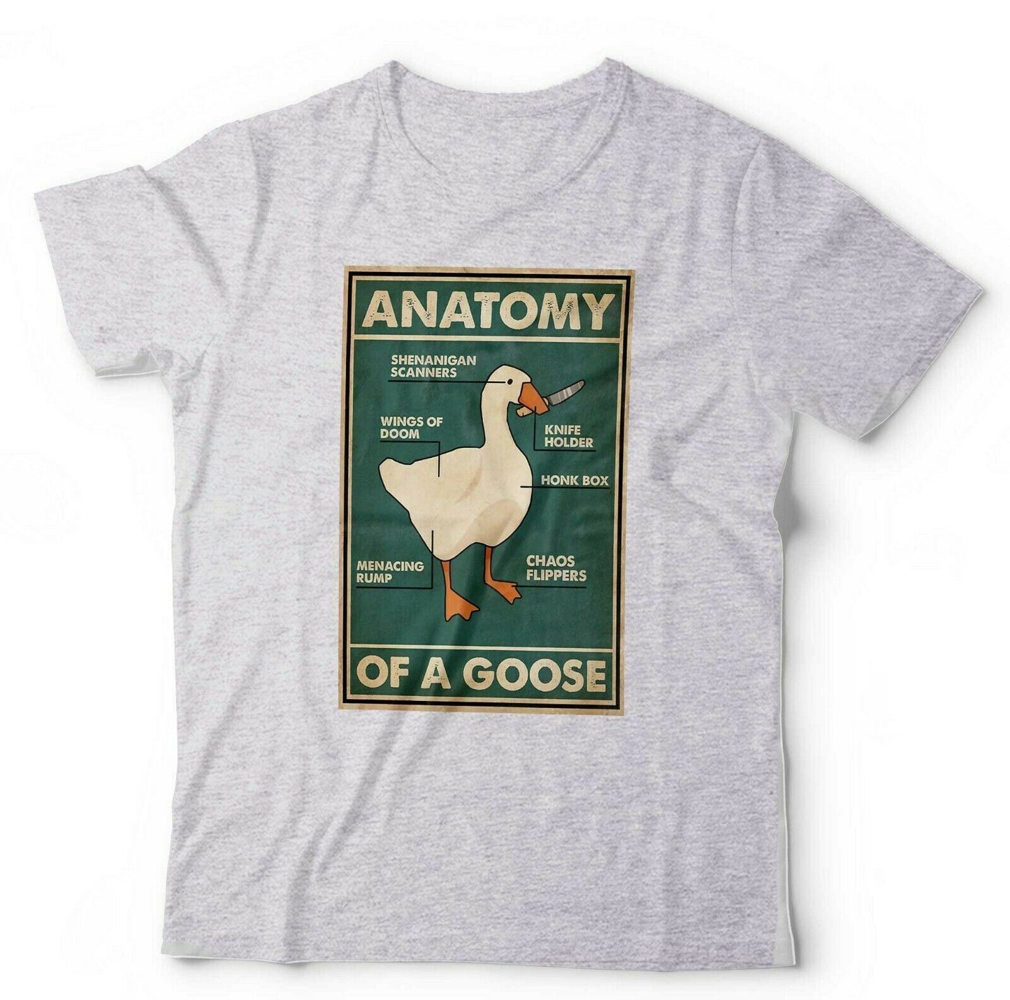 Anatomy Of A Goose T Shirt Unisex and Kids Funny Gift Untitled Goose Game