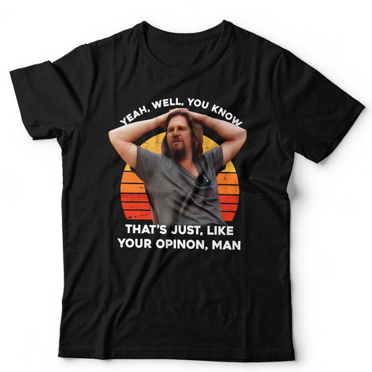 Big Lebowski T Shirt Unisex Yeah Well You Know The Dude Walter Donny 90s Movie