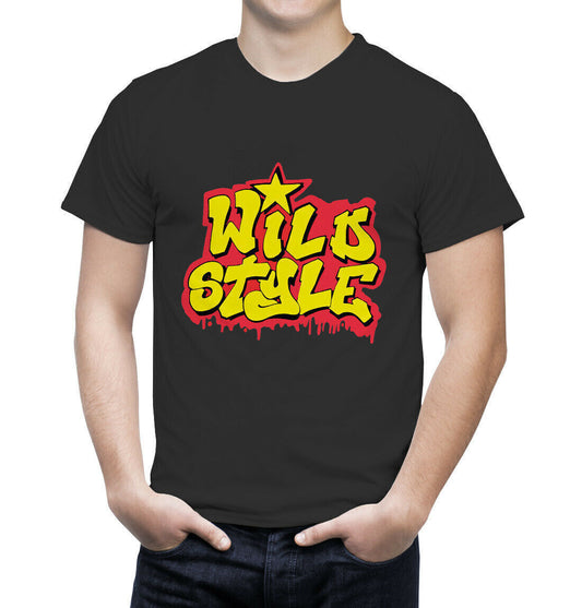 Wild Style Tshirt Hip Hop Unisex and Kids Old School Breakdance Graffiti Rap