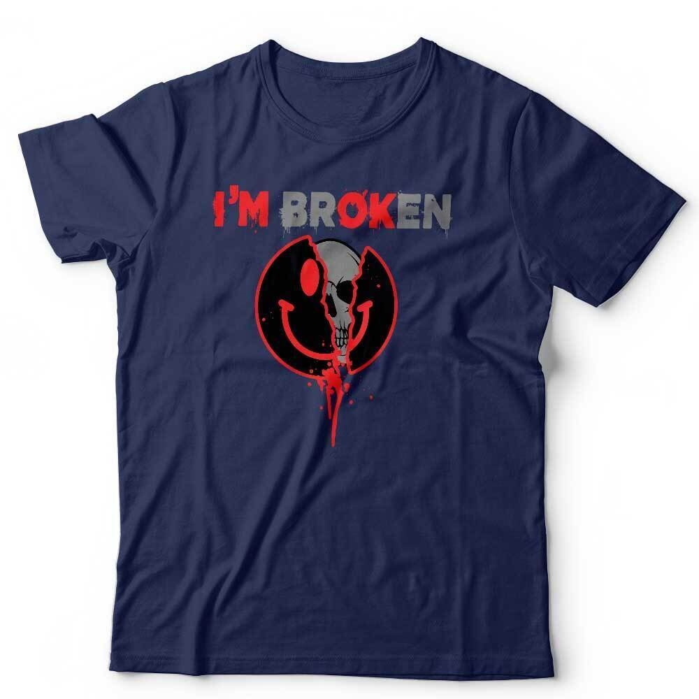 Mental Health Tshirt Im Broken OK Unisex PTSD Veteran Anxiety