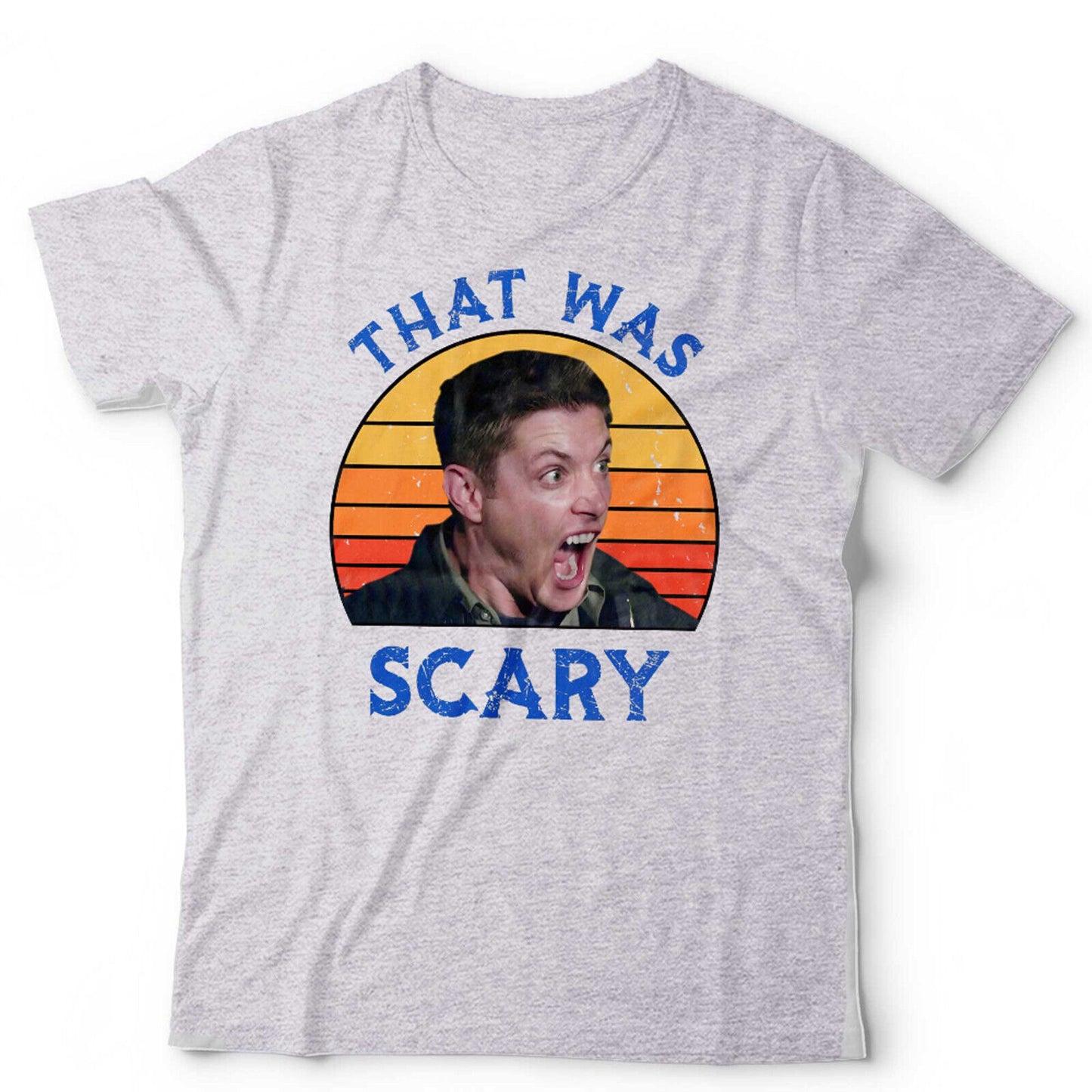 Dean Winchester Tshirt That Was Scary Unisex Retro Vintage 100 Cotton