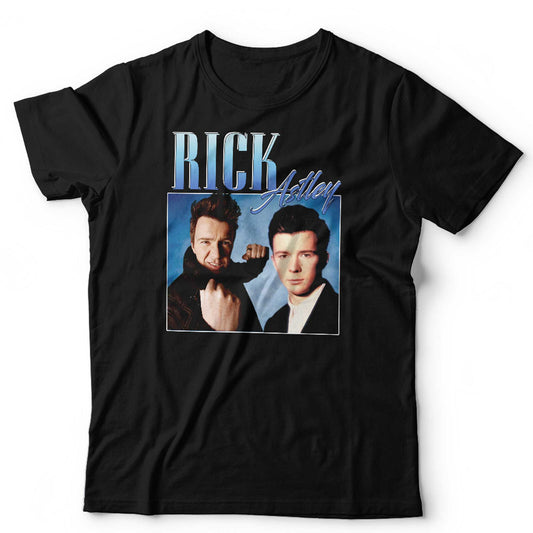 Rick Astley  and Stag Hen Do 80s TShirt  Graphic Design  Unisex Fan Tee