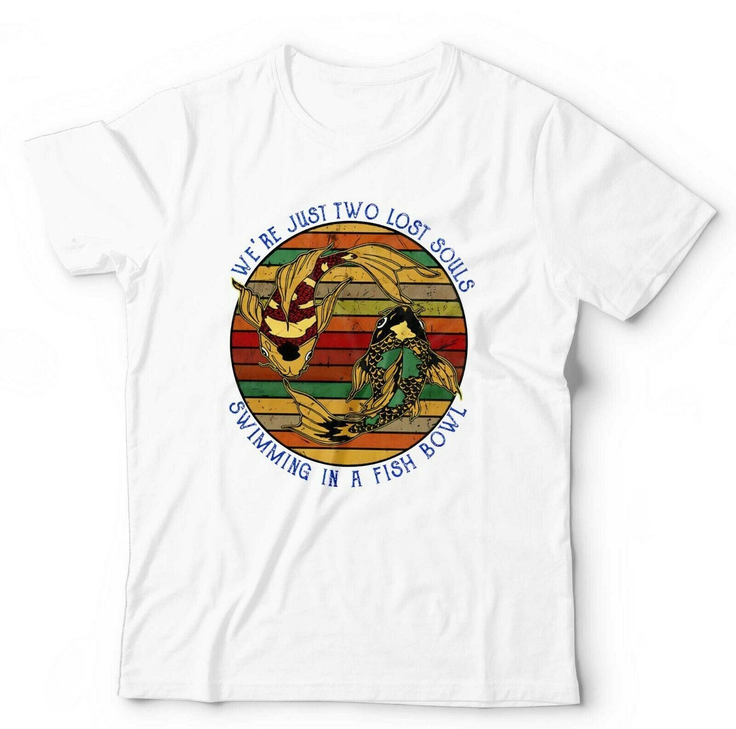 Two Lost Souls Fitted Tshirt Unisex Music Classic Rock Lyrics Floyd