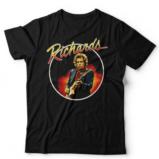 Keith Richards Print Tshirt Unisex and Kids Stones Retro Band Shirt Rock N Roll