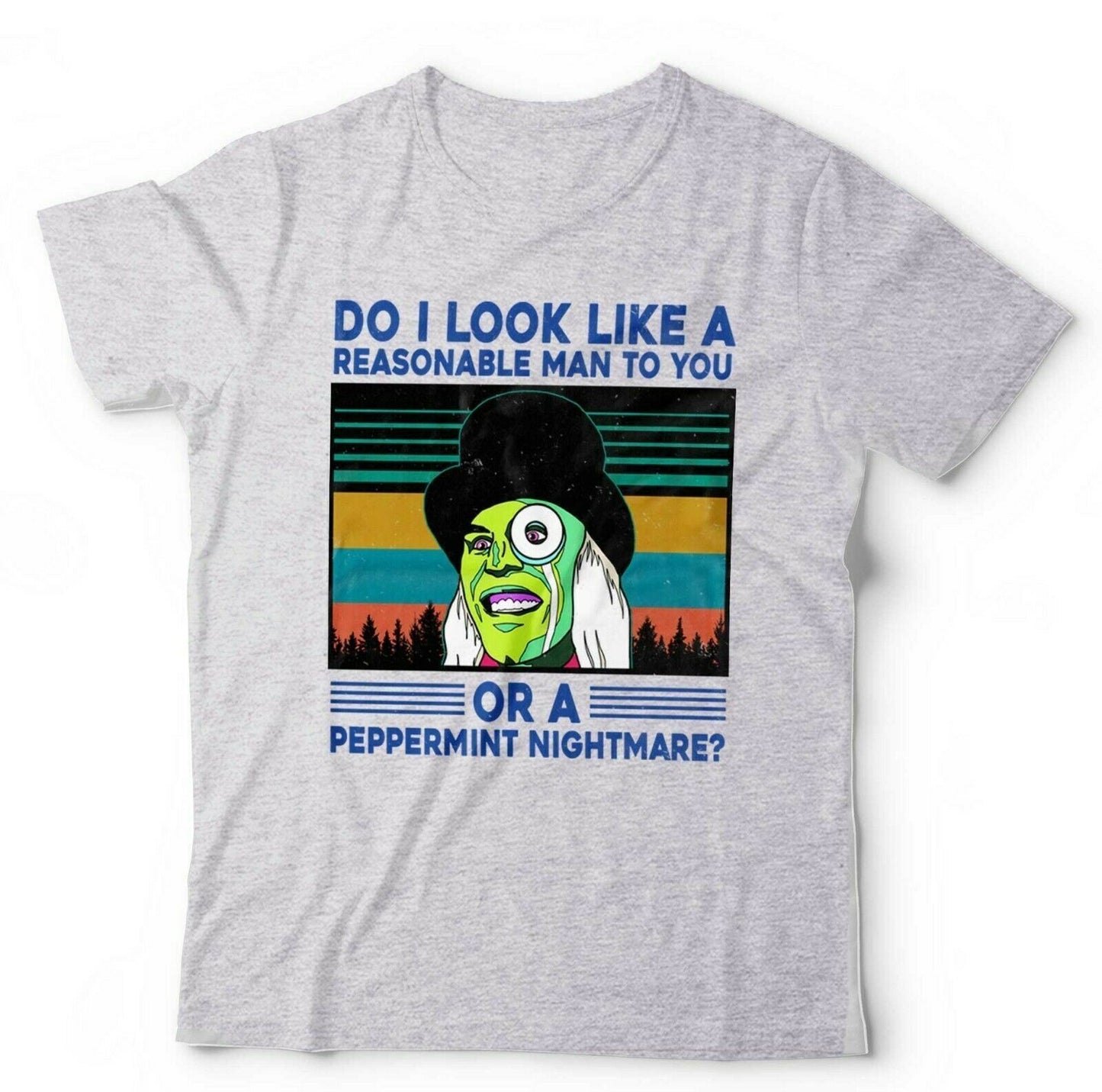 Mighty Boosh Tshirt Do I Look Like A Reasonable Man Unisex  Funny The Hitcher