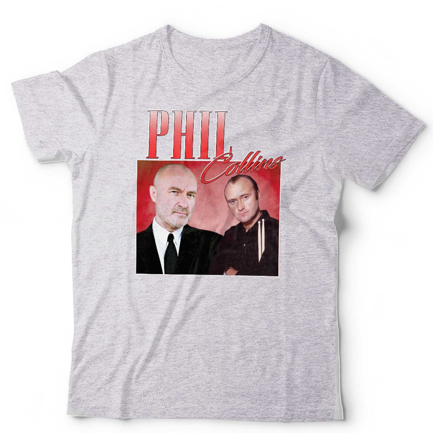 Phil Collins T Shirt Appreciation Unisex 80s Music Throwback Homage Stag Hen Do